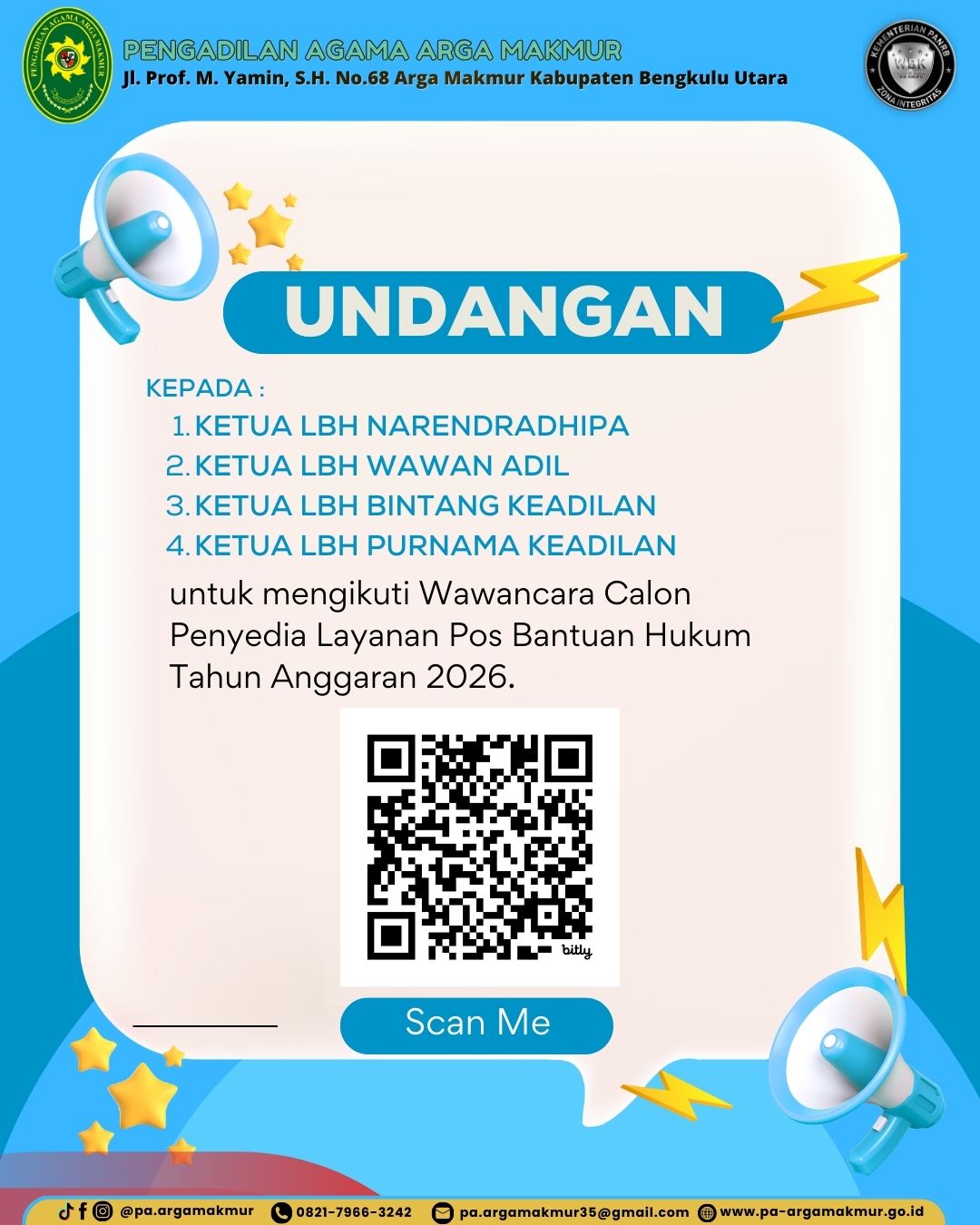 undangan Wawancara Posbakum