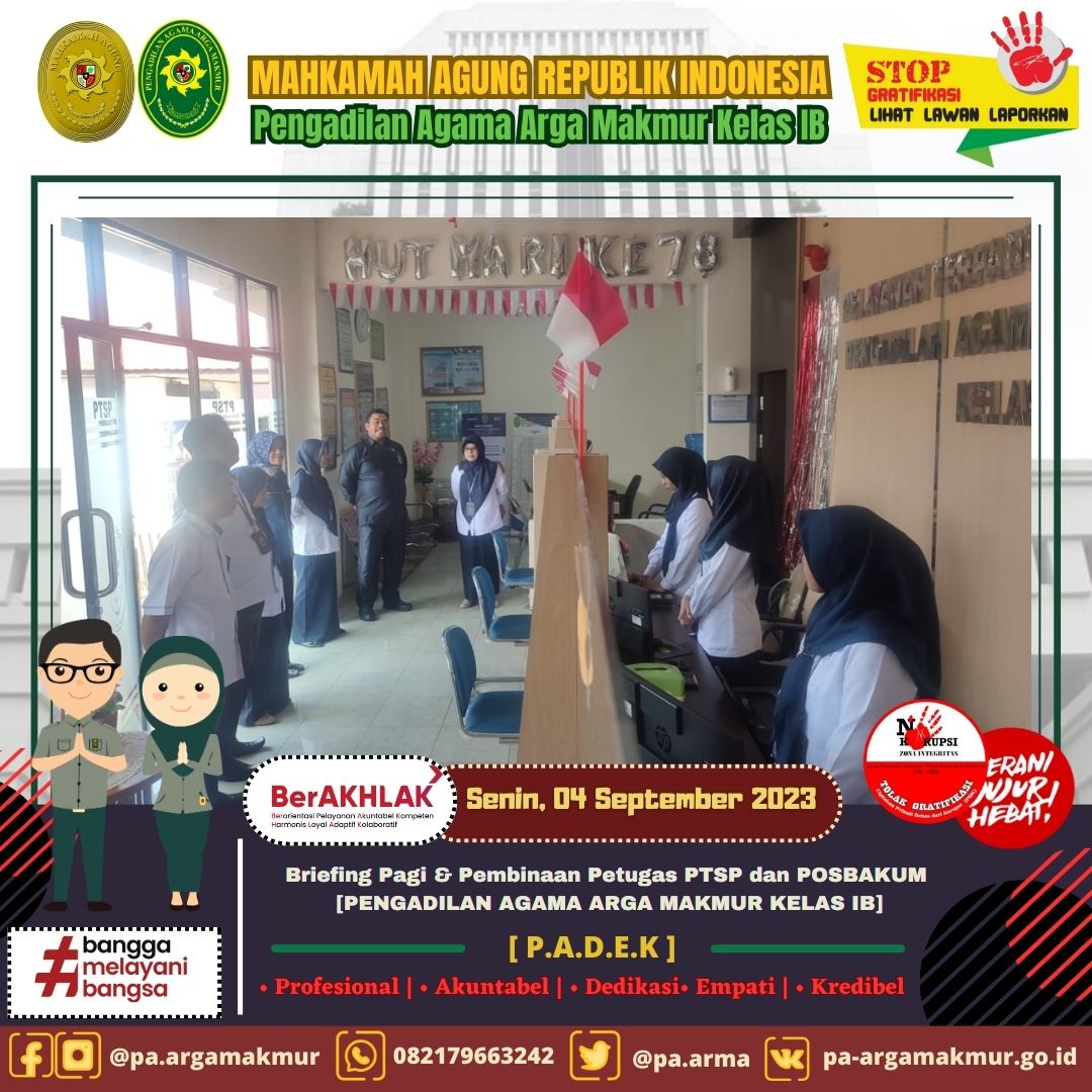 040923 Briefing PTSP dan POSBAKUM