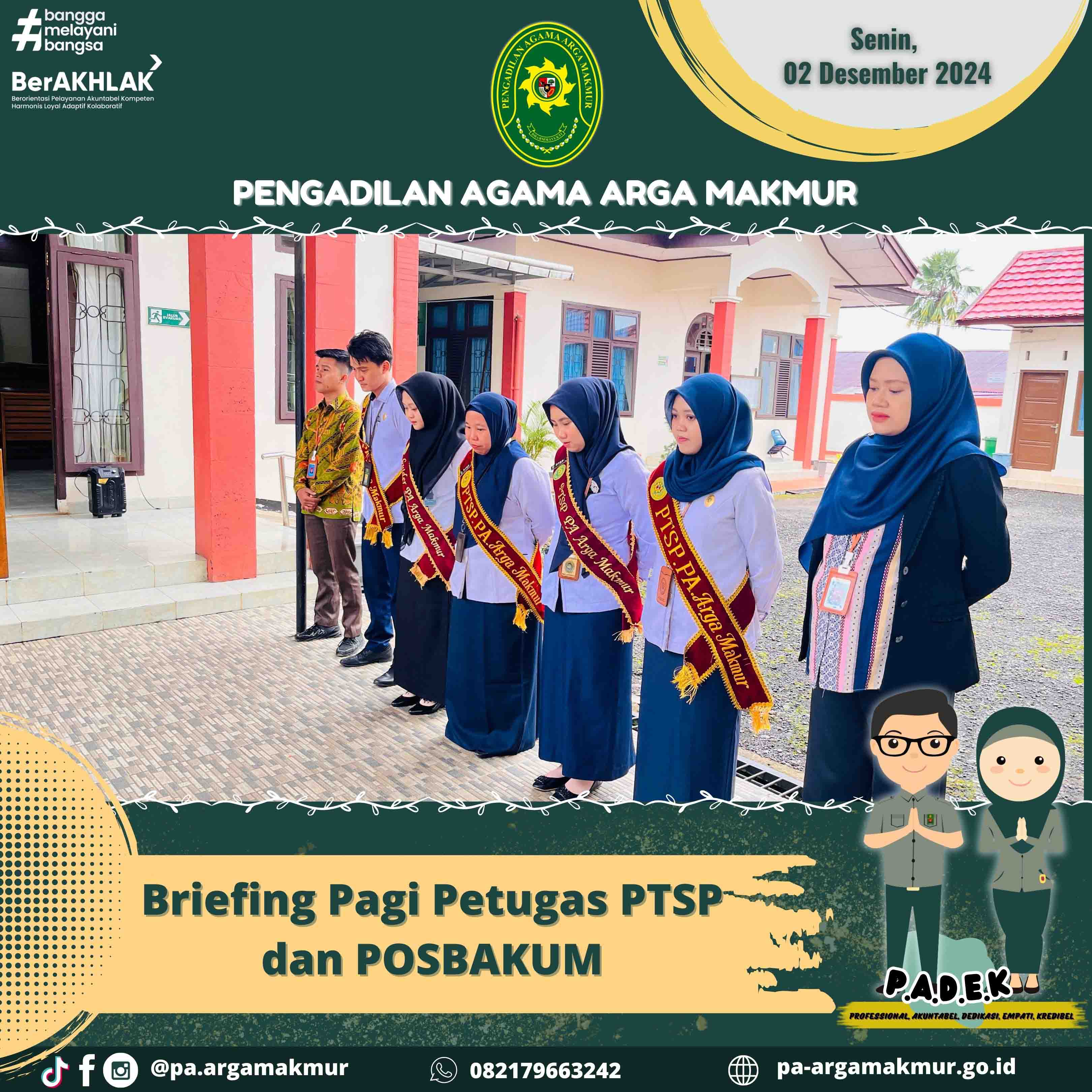 021224 Briefing Petugas PTSP dan POSBAKUM 2