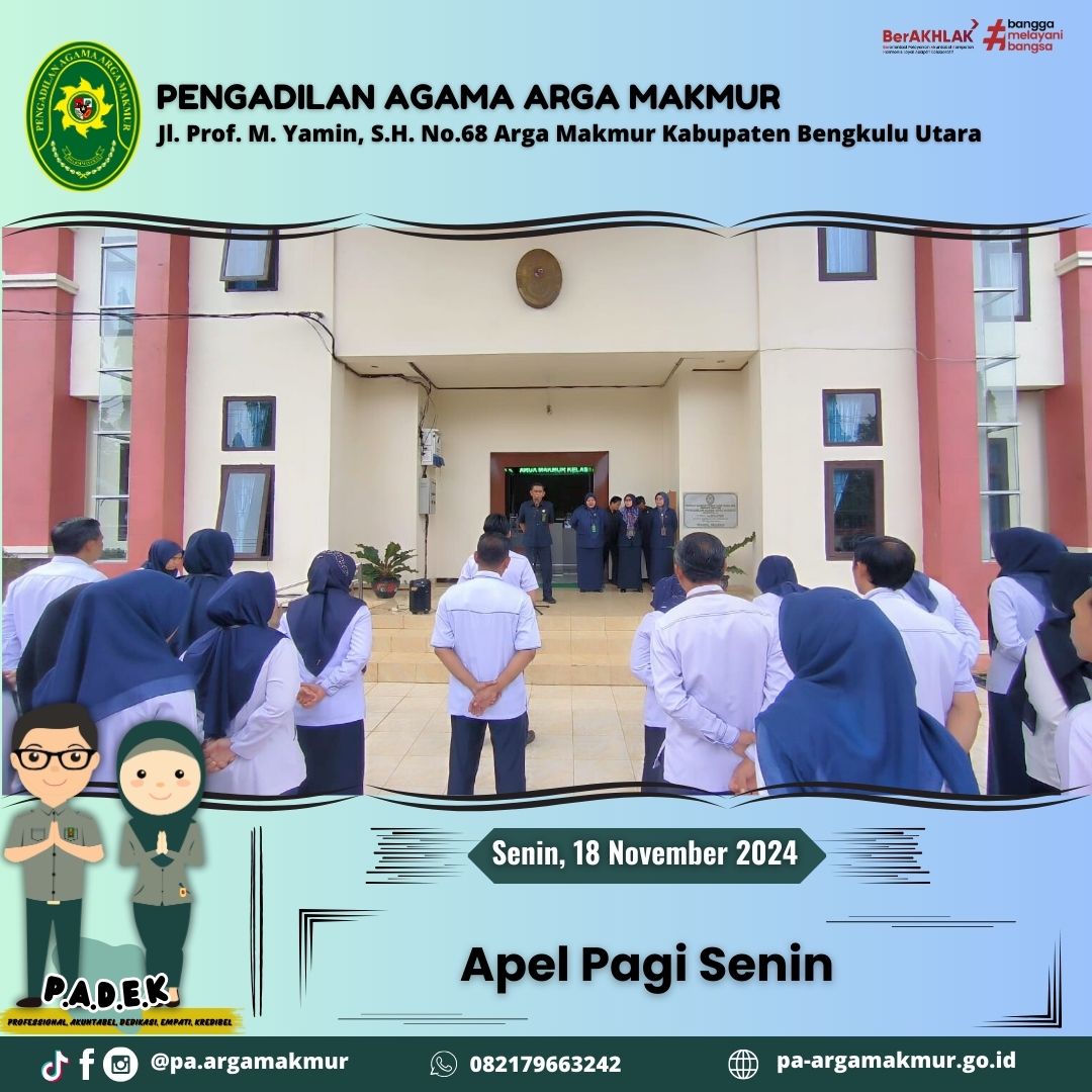 181124 Apel Pagi Senin