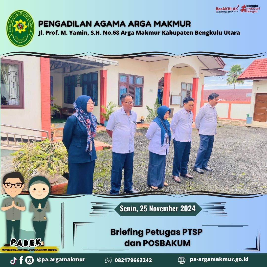 251124 Briefing Petugas PTSP dan POSBAKUM