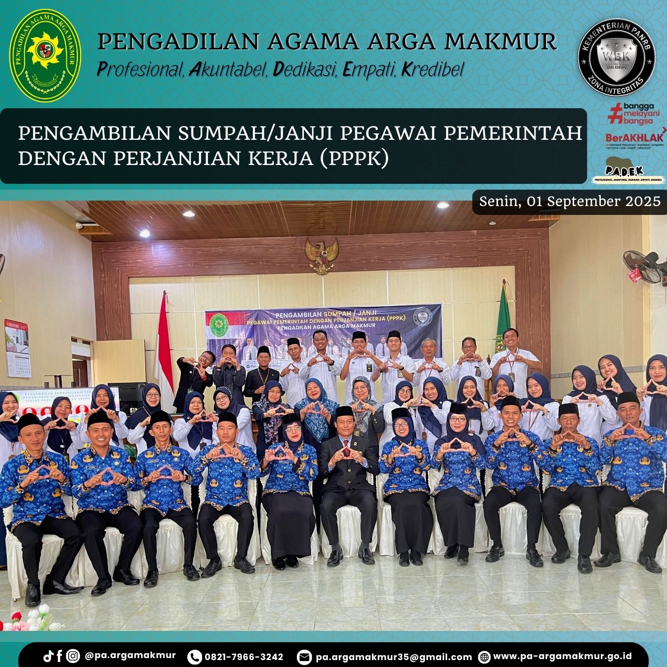 010925 Pengambilan Sumpah PPPK 2