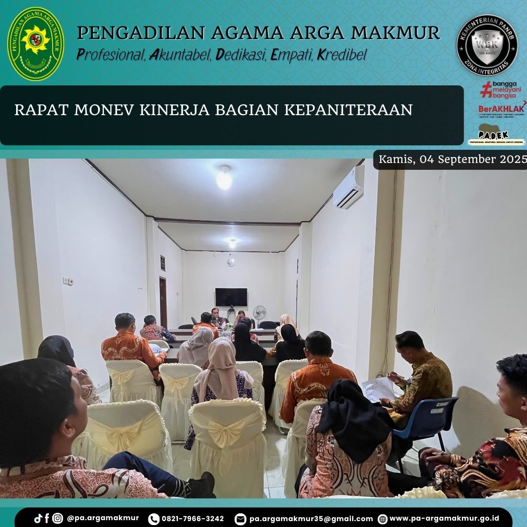 040925 Monev Bagian Kepaniteraan 2