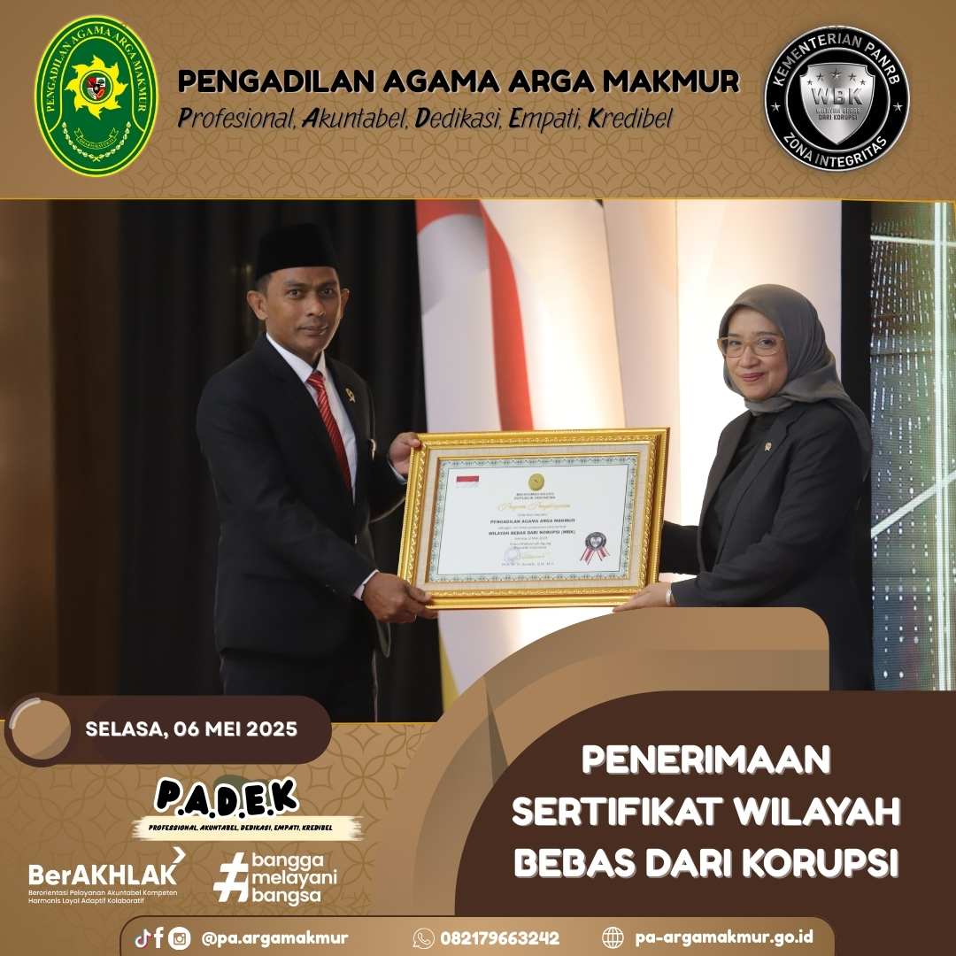 060525 Penerimaan Penghargaan WBK 1