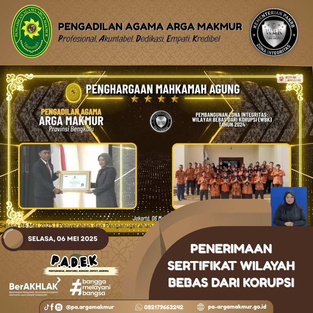 060525 Penerimaan Penghargaan WBK 4