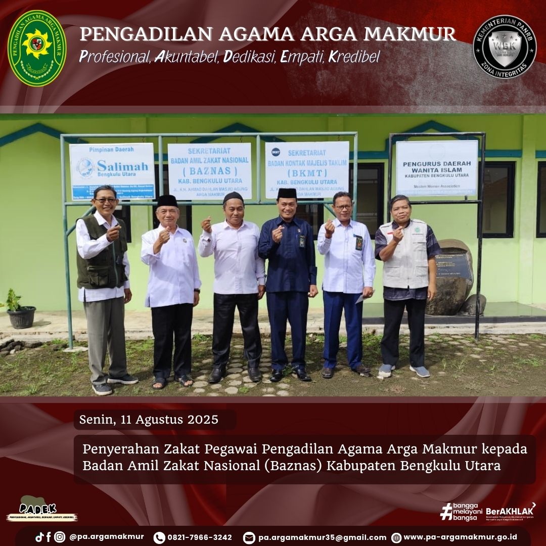 110825 Penyerahan Zakat ke BAZNAS 2