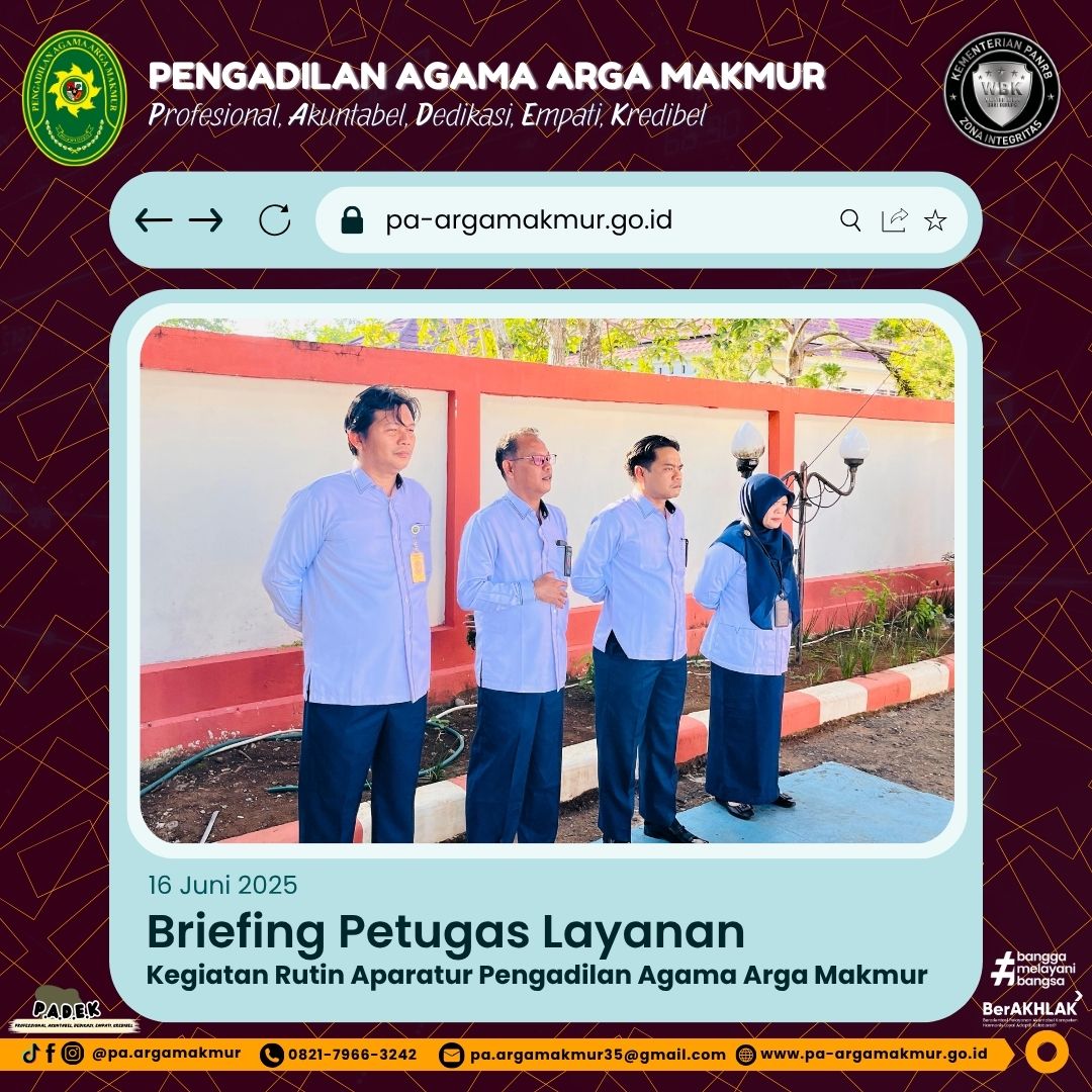 160725 Briefing Petugas PTSP 1