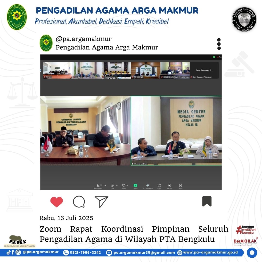 160725 Rapat Koordinasi dengan PTA BKL 1