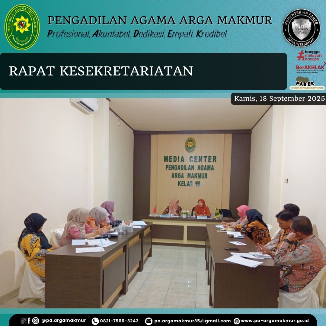 180925 Rapat Kesekretariatan 2