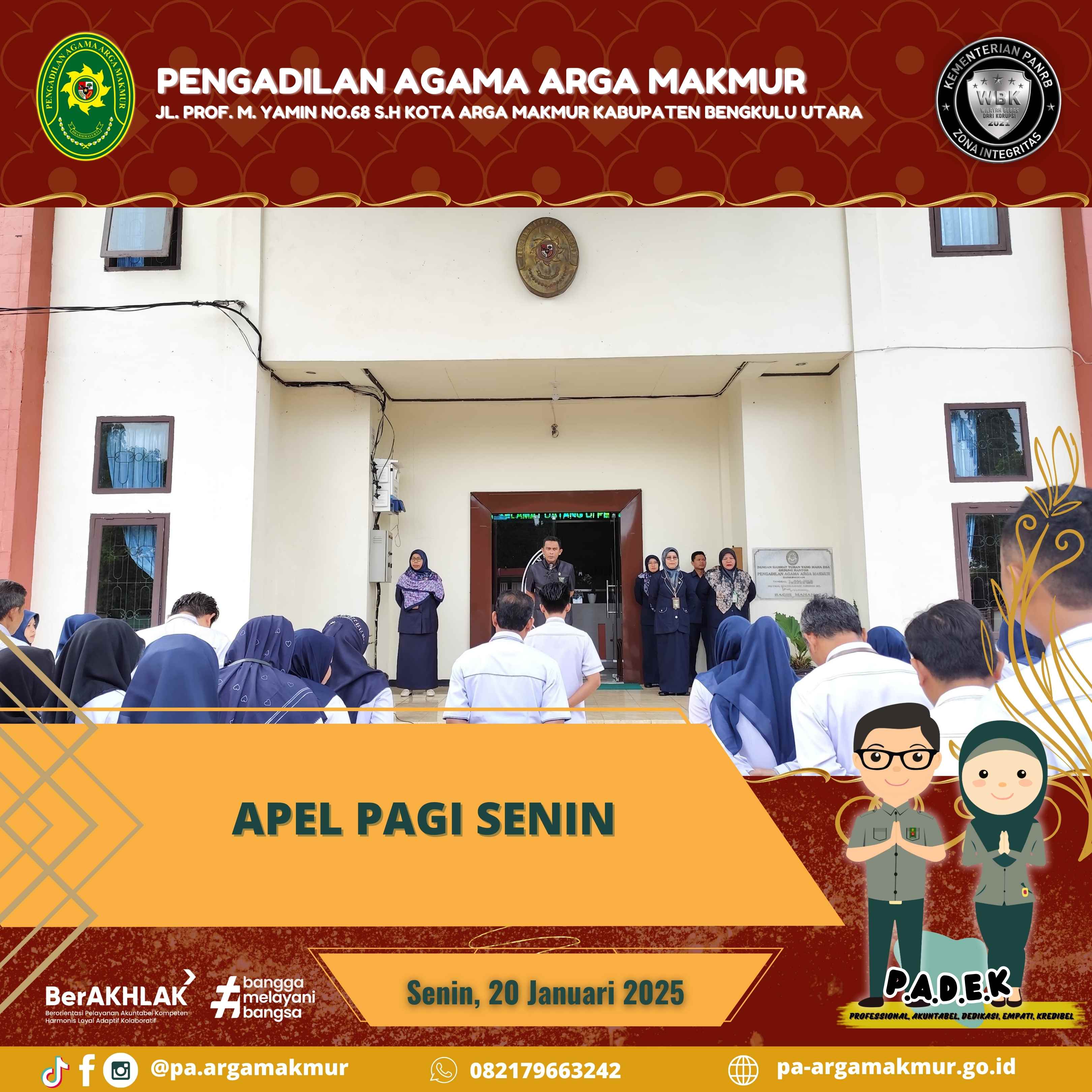 200125 Apel Pagi Senin 1