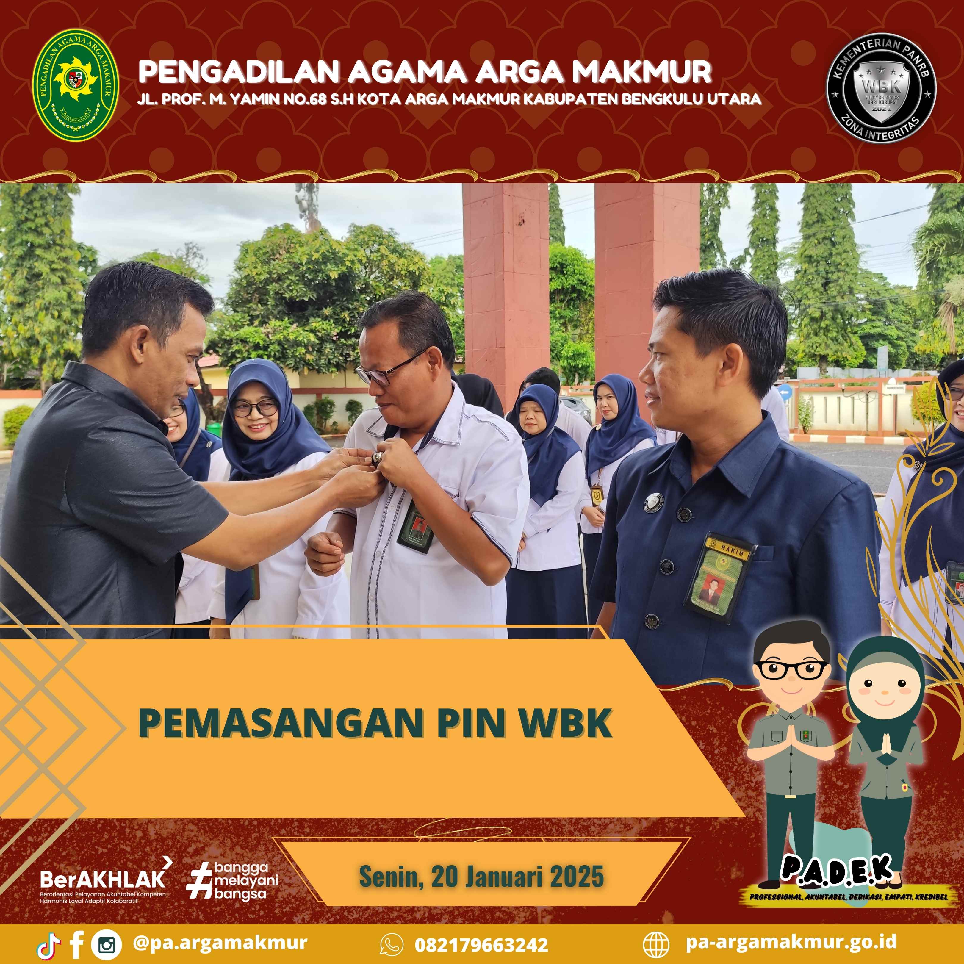 200125 Pemasangan PIN WBK 2