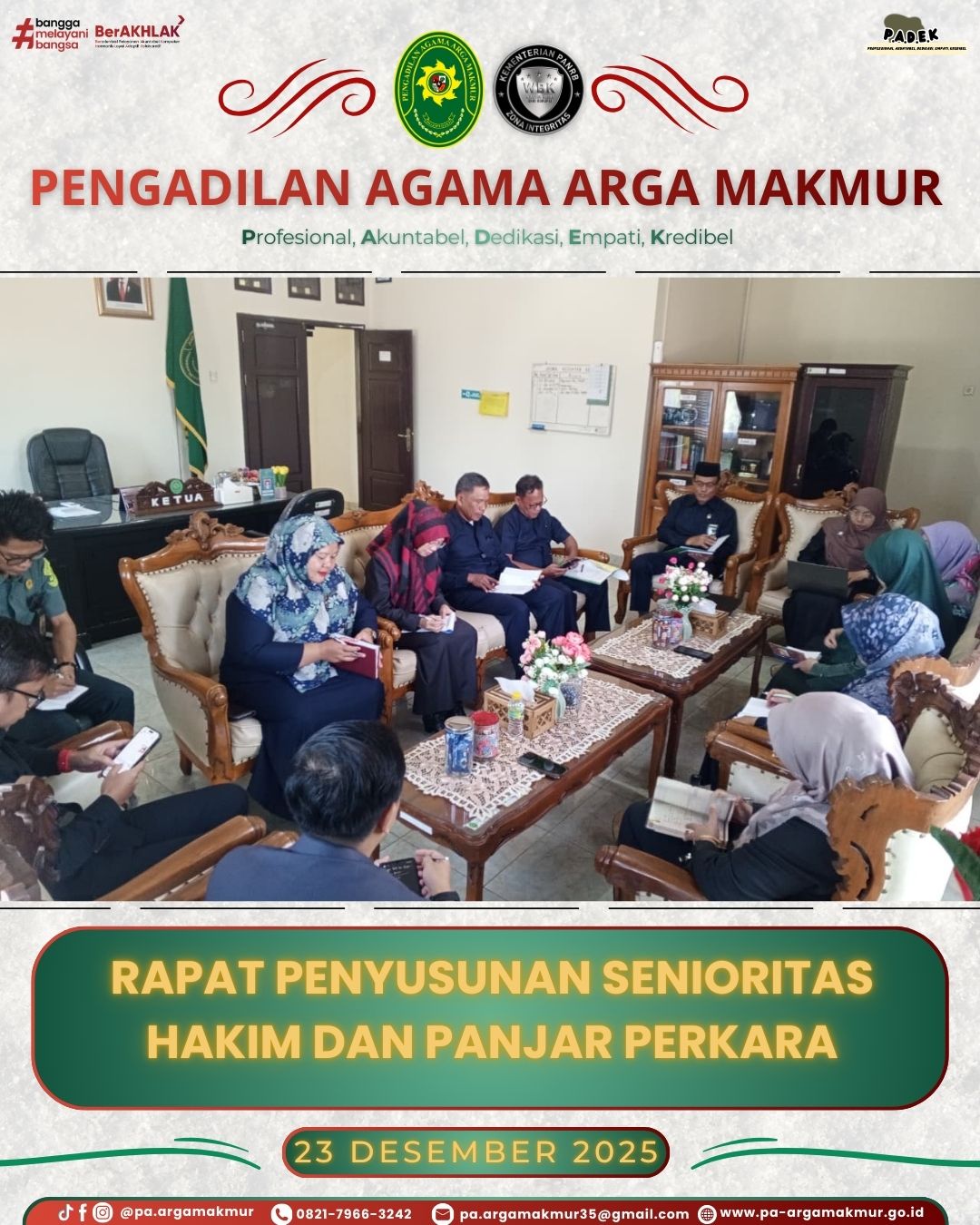 231225 Rapat Penyusunan Senioritas Hakim 1