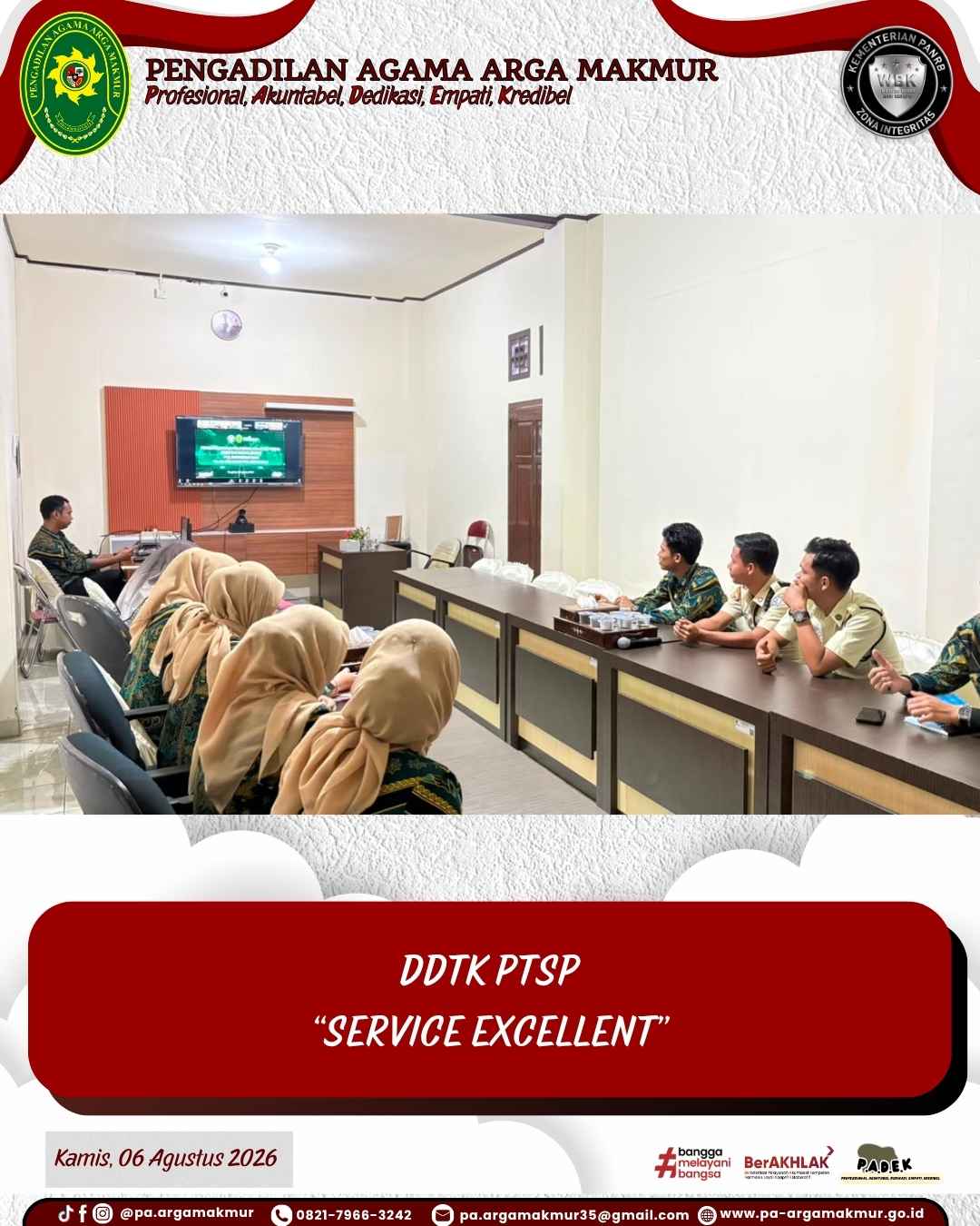 060826 DDTK Petugas Pelayanan Service Excellent 1