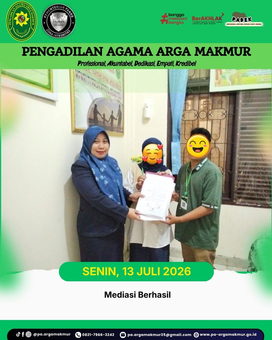 130726 Mediasi Berhasil 1