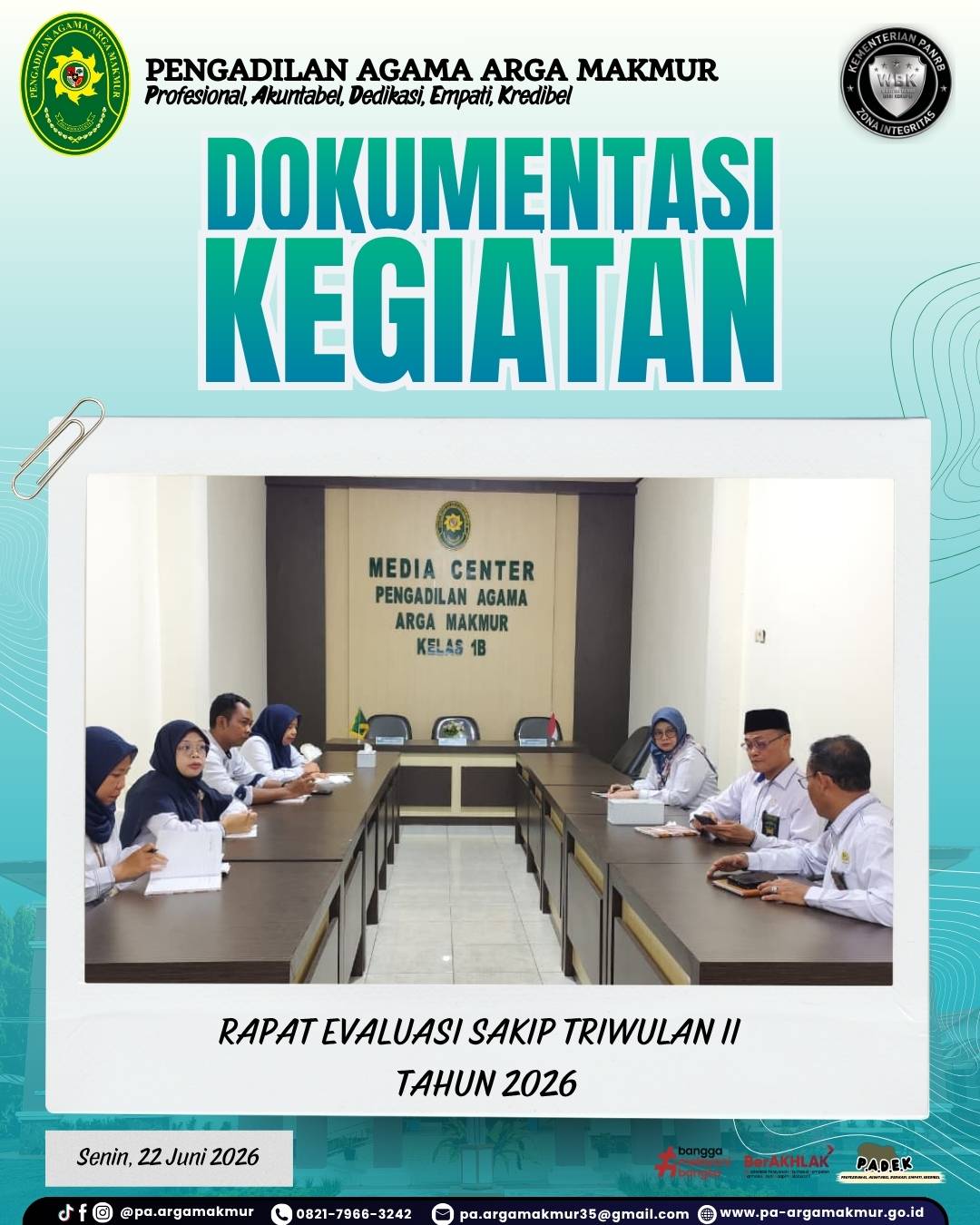 220626 Rapat Evaluasi SAKIP TW II 1