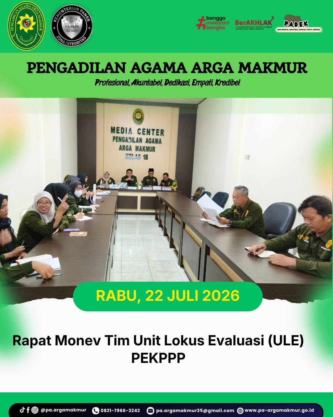 220726 Rapat Monev Tim Unit Lokus Evaluasi ULE PEKPPP 1