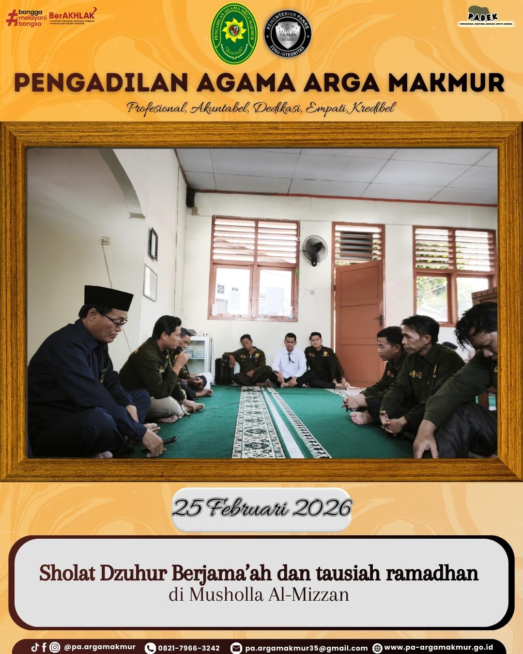 250226 Dzuhur berjamaah dan tausiah 1
