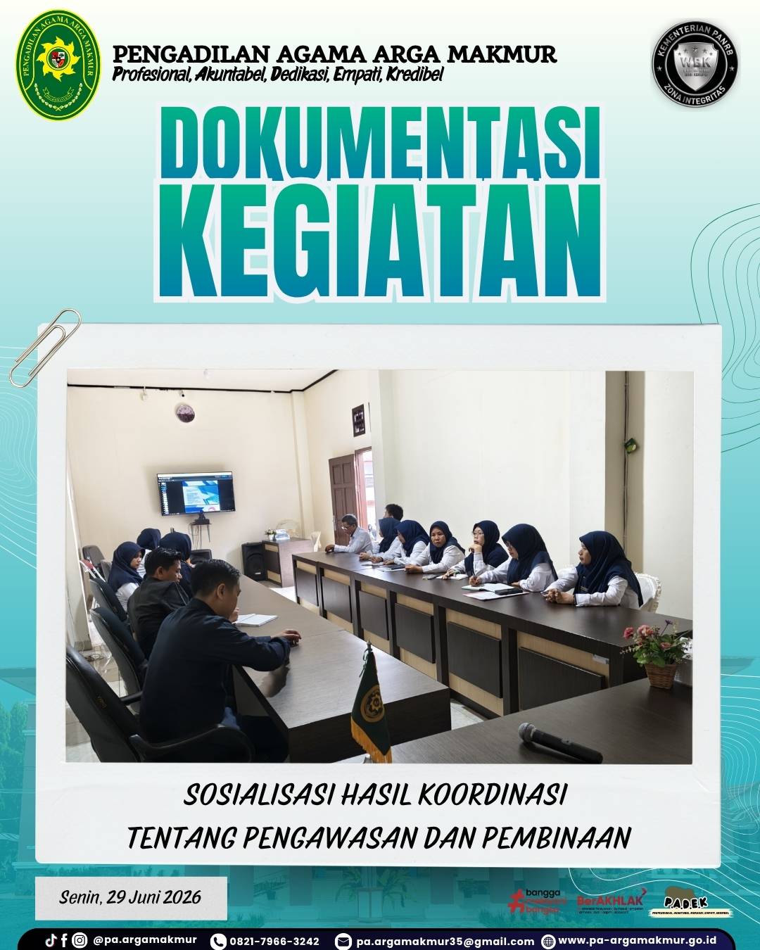 290626 Sosialisasi Koordinasi Hasil Pembinaan 2