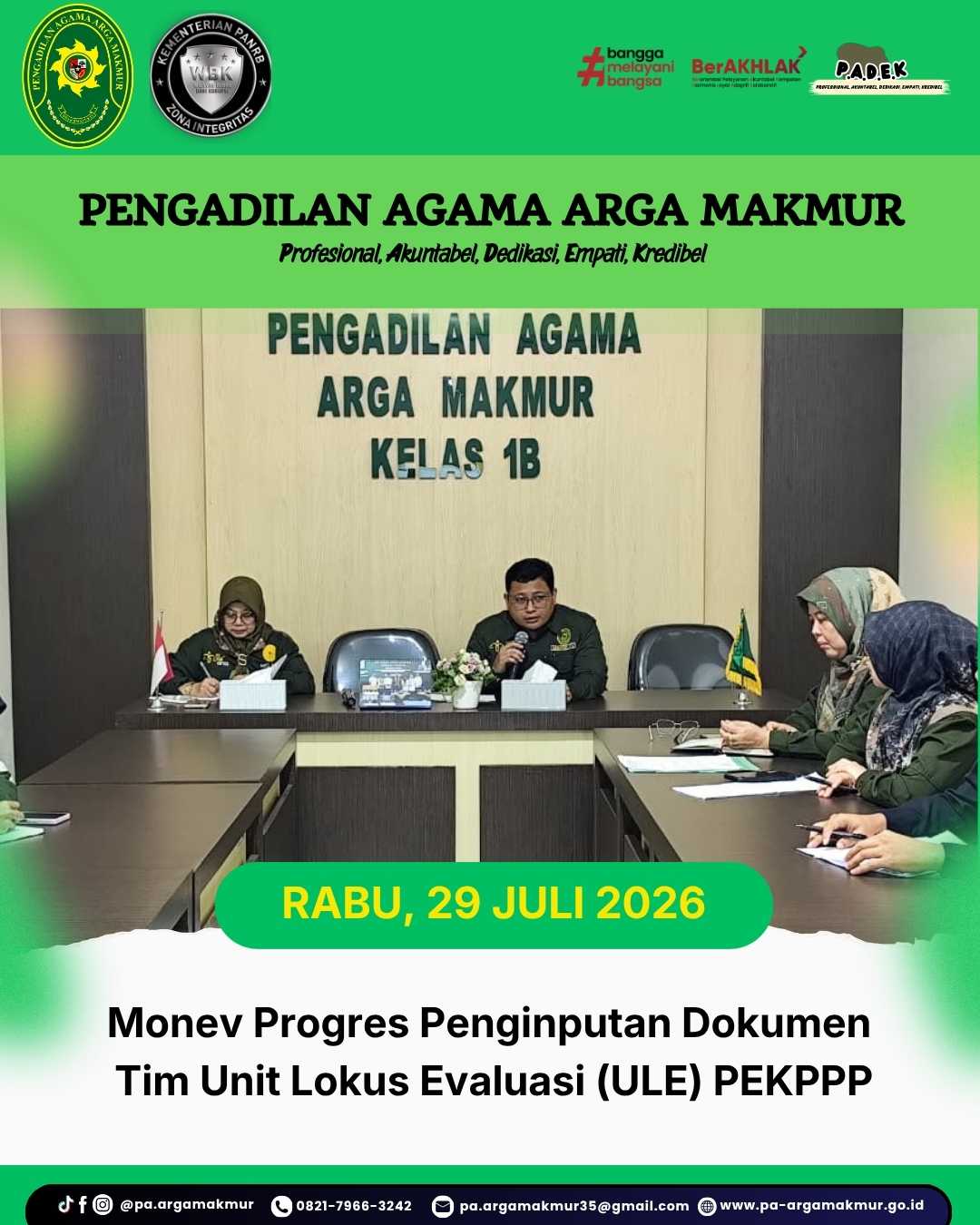 290726 Monev Progress Penginputan dokumen ULE PEKPPP 1